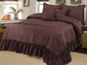 home textile frilled bedsheet set